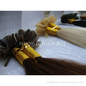 Factory price U tip human hair extension;100 human hair